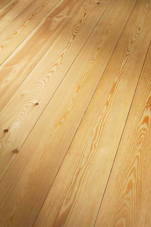 Sehr harter Lärchenholzboden als Massivdiele Lärche Holzboden